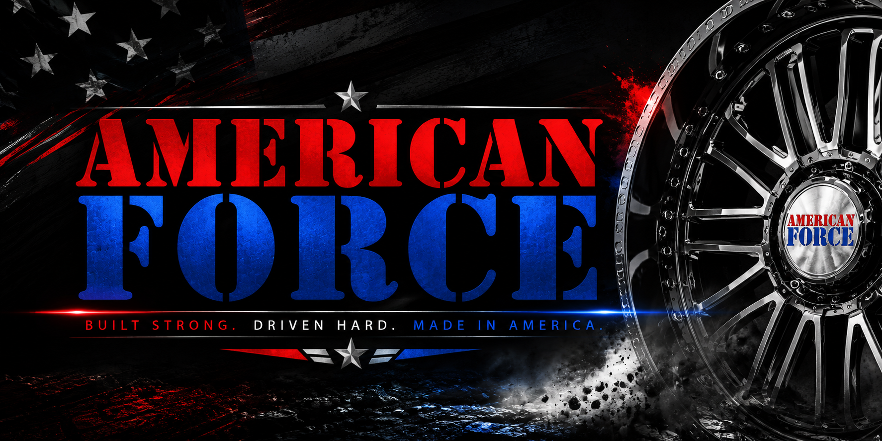 American Force wheels banner